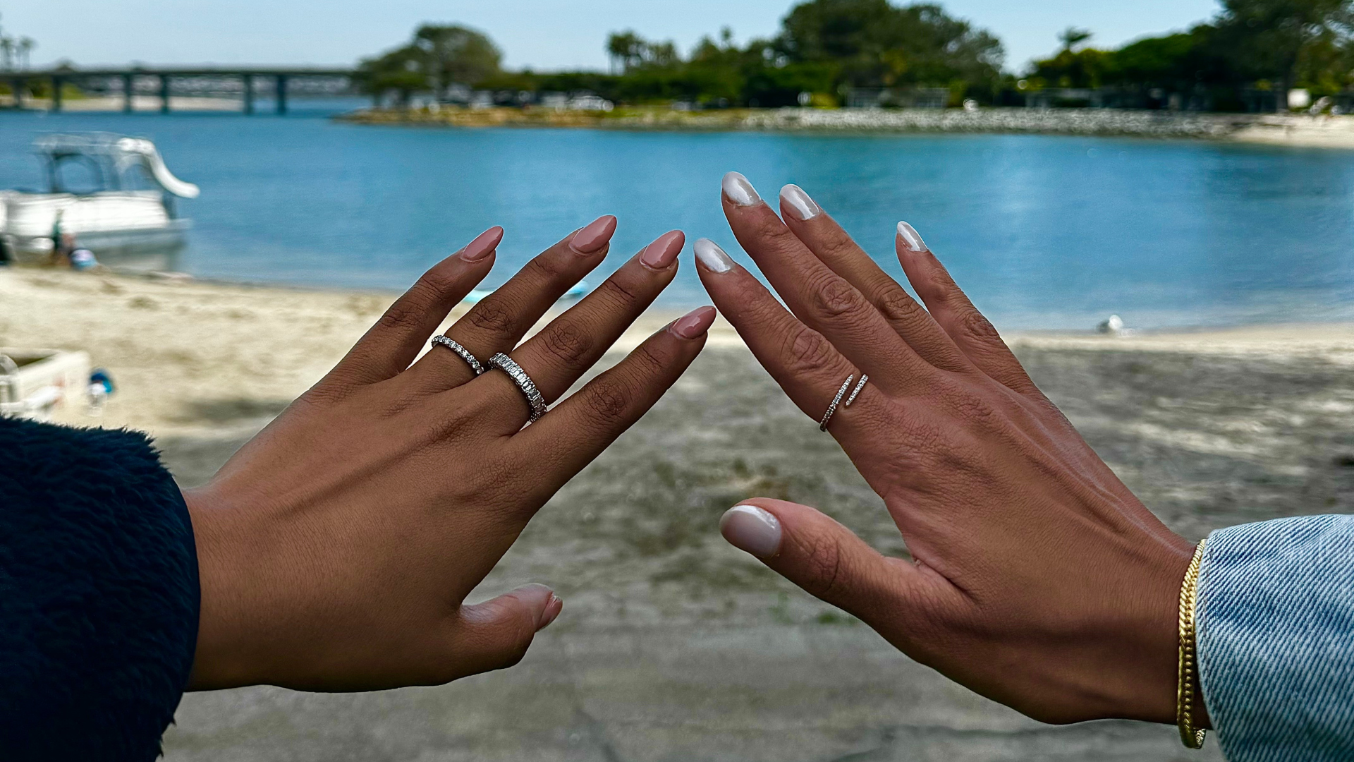 open wrap diamond ring
