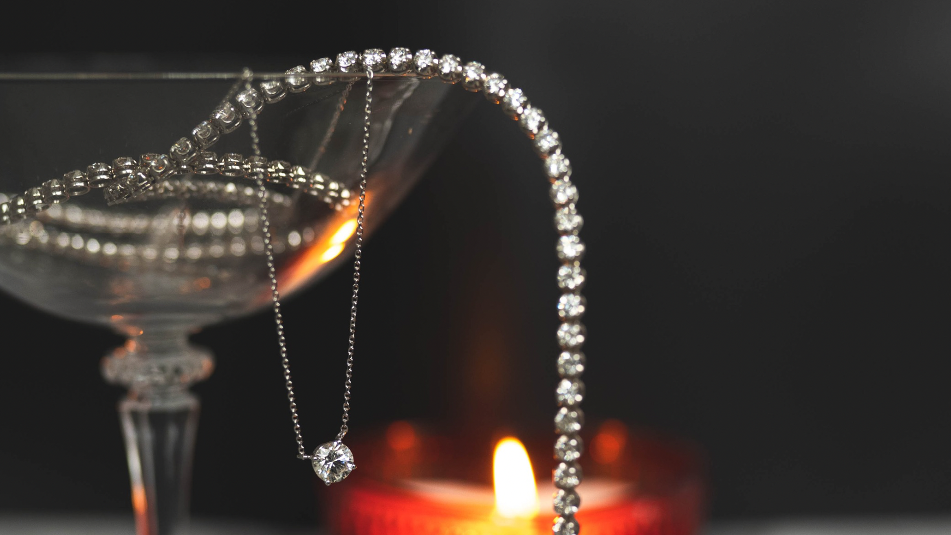 Diamond Solitaire Necklace | Lab