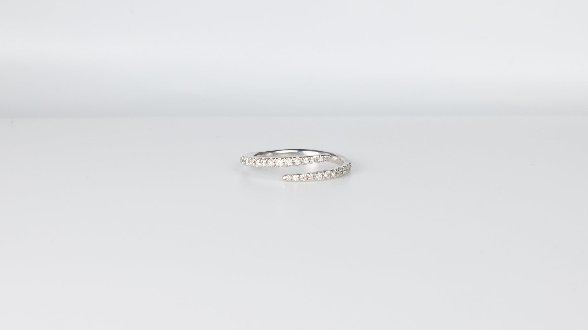 open wrap diamond ring